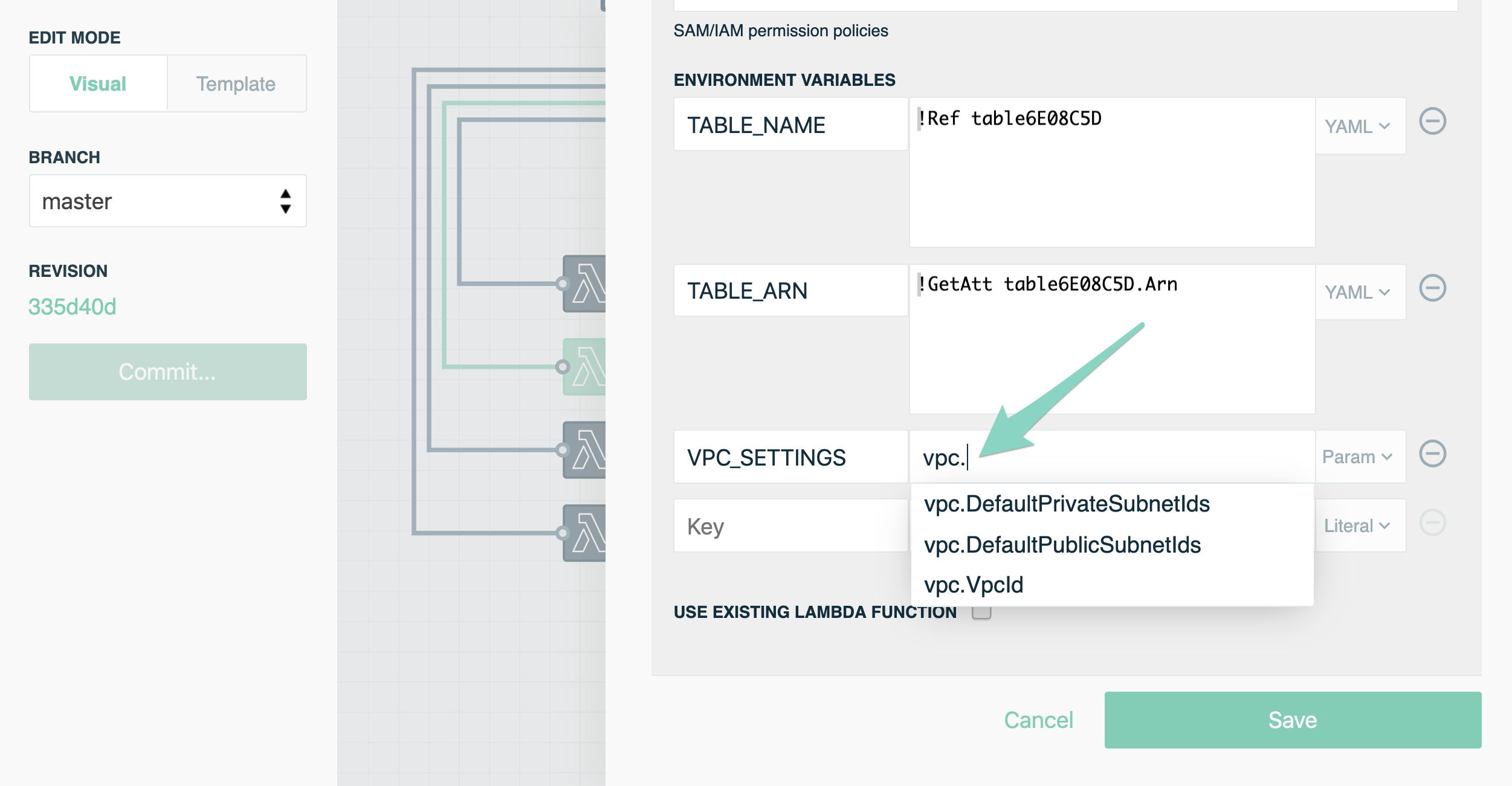 environment config